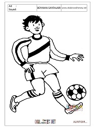 Futbol boyama sayfaları